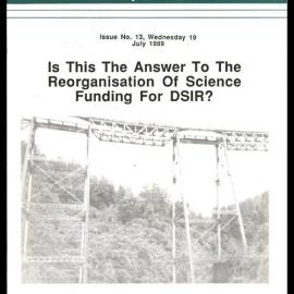 DSIR Palmerston North - Campus News: Issue No. 13 - 19 July 1989