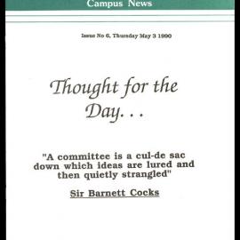 DSIR Palmerston North - Campus News: Issue No. 6 - 3 May 1990