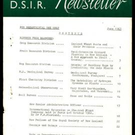 New Zealand DSIR Newsletter - June 1963