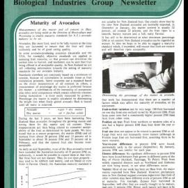 DSIR - Biological Industries Group - Newsletter: Issue No. 5 - December 1984