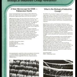 DSIR - Biological Industries Group - Newsletter: Issue No. 14 - September 1987