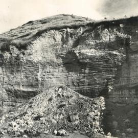Eroded cliff face