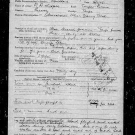 Wheat trial reports: Reporoa: Preamble page