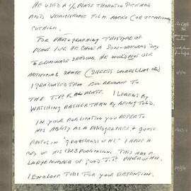 Levy - letter (referring to)