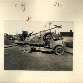 O.K. Champion potato planter: framed with index card