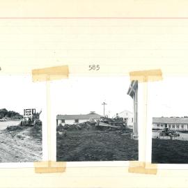 Digger preparing site - 3