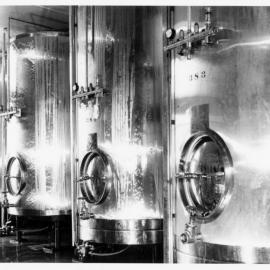 Wine fermentation tanks, Te Kauwhata