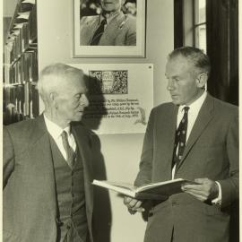 Ranstead and Wallace in the Ruakura Library