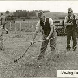 Mowing plots
