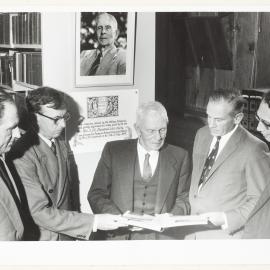 Ranstead and others in the Ruakura Library