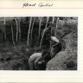 Gully head control, close up