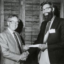 Dr Phil Roloston and the Honourable Bob Tizard