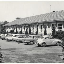 Car park and Administration Building, Grasslands
