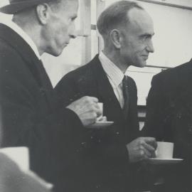 Opening of the Plant Chemistry Laboratory, Grasslands, 1946. 2. Taking refreshments