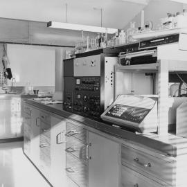 Invermay Soil Laboratory. 3. Equipment, machinery, and chemicals inside the Soil Laboratory