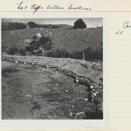 No. 1 type willow mattress. 2. Directly after completion