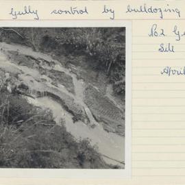 Gully control by bulldozing. 11. Site of No. 1 Dam