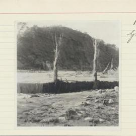 Groynes. 1. Overflow at the groyne
