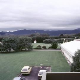 Levin Horticultural Research Centre. 3. View of the Tararua ranges in the background