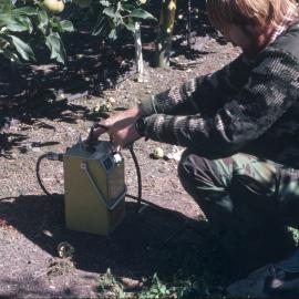 Soil moisture sensor. 1. In action