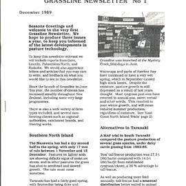 DSIR - Grassline - Newsletter 1