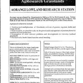 Aorangi Lowland Research Station