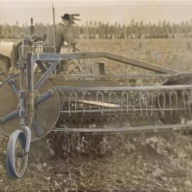 Tractor driven harvesting 